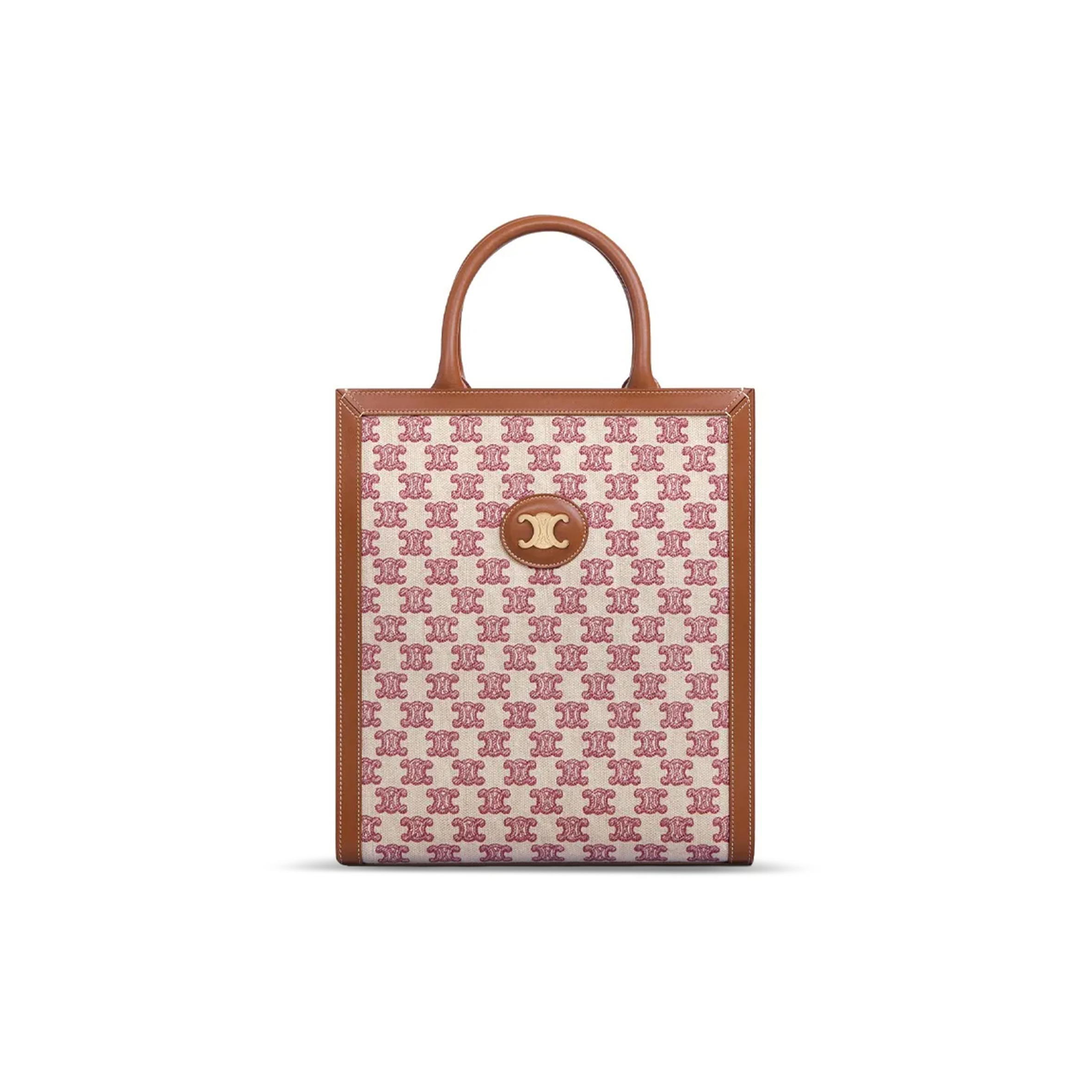CELINE MINI VERTICAL CABAS IN TRIOMPHE CANVAS WITH CELINE PRINT 194352CS8.25VP (33*28.5*8cm)